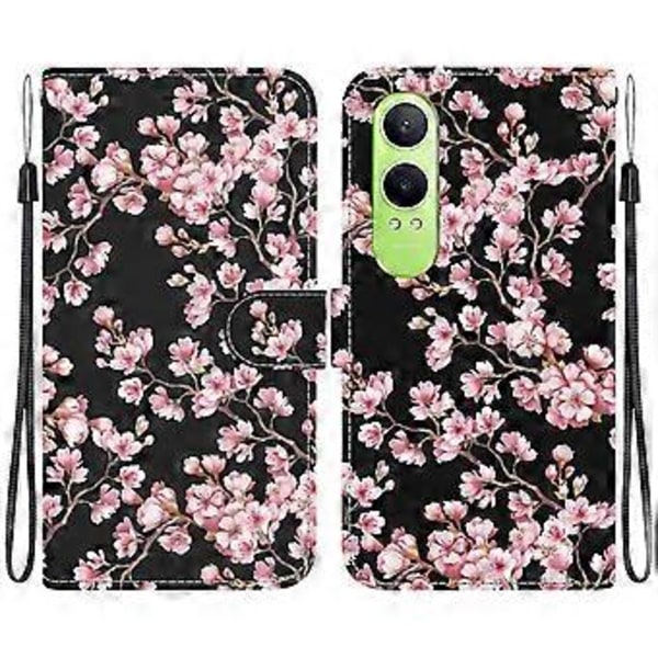 For OnePlus Nord CE4 Lite 5G Lommebok Telefondeksel Lær Flip Cover Mønstertrykk Style C