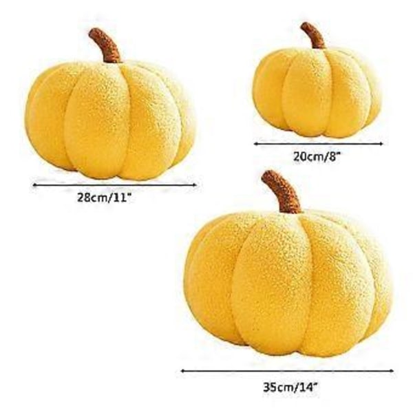 Tekohedelmäkurpitsa Pehmokurpitsa Syksyn Sadonkorjuu Täytetty Kurpitsa Halloweenin Kiitospäivän Koristeet Juhlatarvikkeet