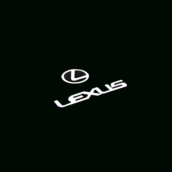 2x Led-lampor kompatibla med Lexus dörrljuslogotypsprojektorer