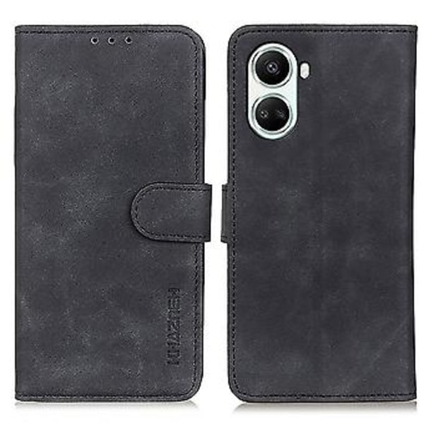 KHAZNEH Retro PU-fodral för Huawei Nova 10 SE Black