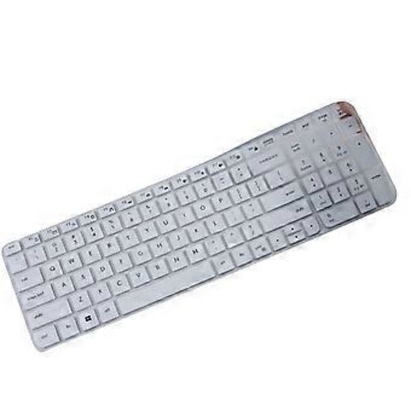 Tunna Silikon Tangentbordsskydd för K580/K585/K470/MK470 Tangentbordsöverdrag Trådlöst Tangentbord Ergonomiskt Tangentbordsöverdrag Vit White