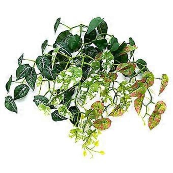 Livaktig Fiske Blad Seng Betta Fisk Gyte Seng Akvarium Dekorasjoner Simulering Blad Hengekøye Hvile Seng for Terrarier
