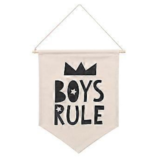 Hängande väggduk för banderoll och väggdekoration för barnrum, barnkammare, heminredning Brosch Smyckesförvaring för case Canvas 3