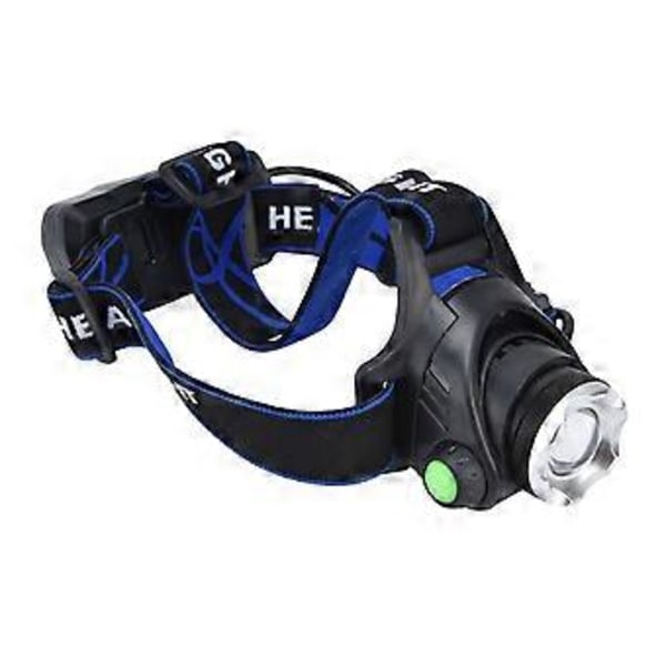 4 i 1 RGBW Fokus Pannlampa Teleskopisk Zoom USB Uppladdningsbar Super Stark Strålkastare för Fiske