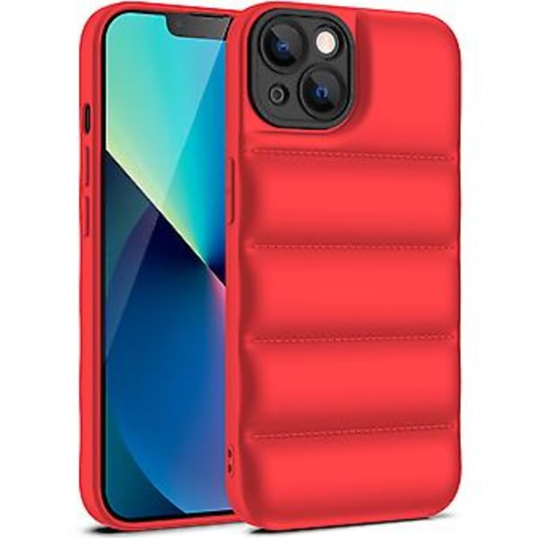 Eiderdun Airbag Telefonskal för iPhone 14 Pro Red