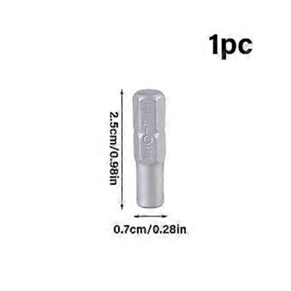 Skrutrekkerbitadapter Bitsett Skrutrekker 6,35 mm 1/4\" Innsettingsbitadapter til 4 mm Bitsholder Magnetisk Bitadapter