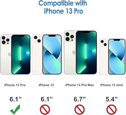 (Noir)Etui i silikone til iPhone 13 Pro 6,1 tommer, etui til P