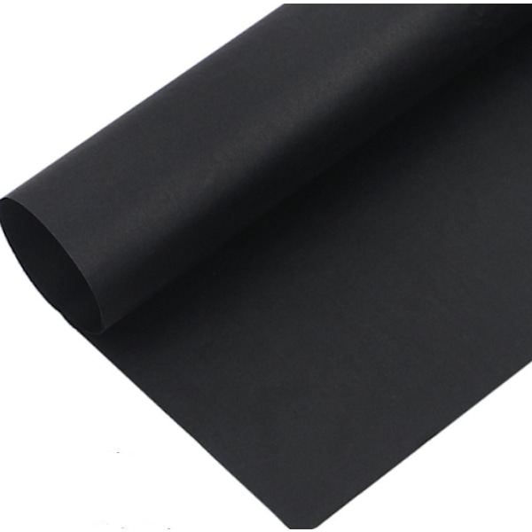 20 arkkia, 75 * 50cm musta joulu silkkipaperi lahjapakkaus si