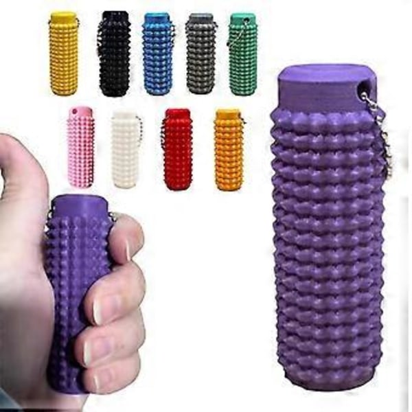 Little Ouchies Fidget, Fick-Mini Fidget Leksak, Spiky Grippie Stim Nyckelring white