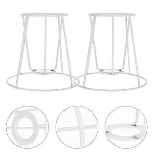 4 st Lampskärmsram Järn Lampskärmsfäste DIY Bordslampskärmsställ