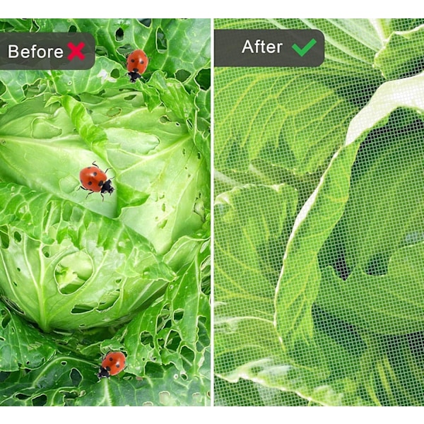 Trädgårdsnät insektsbarriär växtskydd trädgårdsnät grönsaker frukt