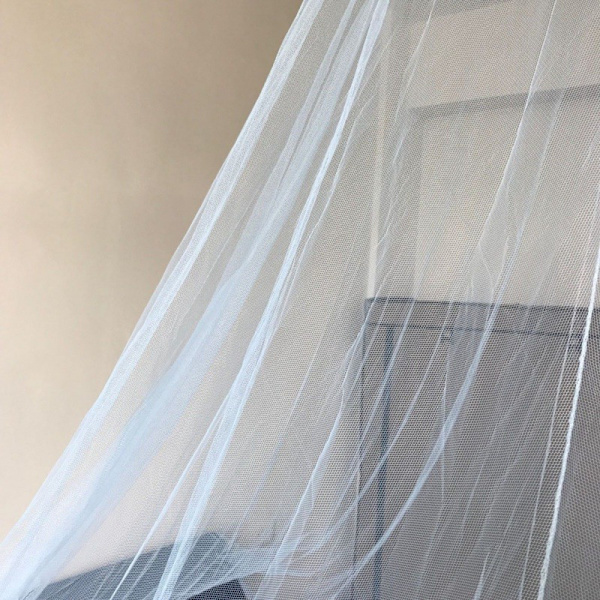 Myggnät för säng, King size sänghimmel hängande gardin nät