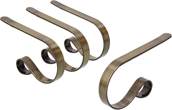 4-pack The Mentle Clip Julstrumpor Hyllkrok Eldstadens Mantel