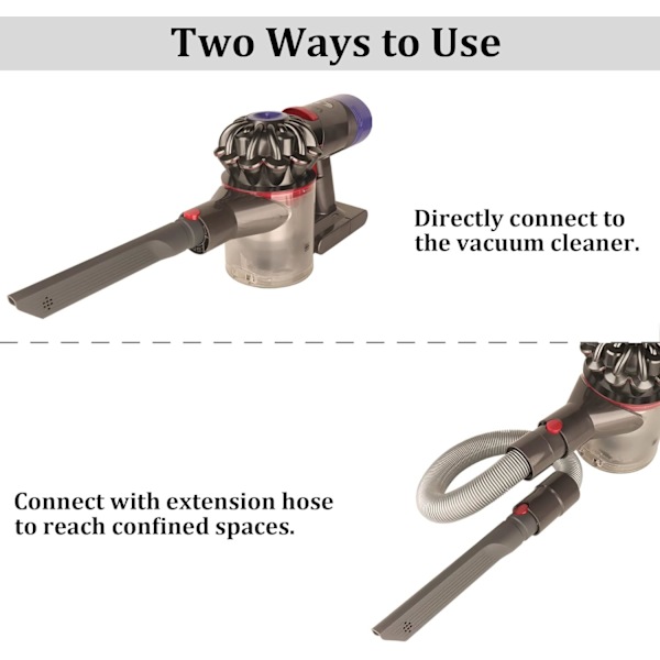 Flexi-rako työkaluharja lisävaruste Dyson V8 V7 V10 imurille