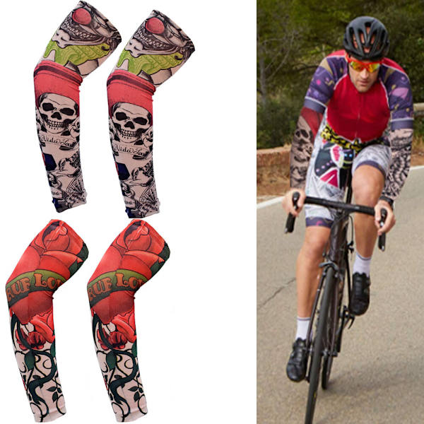 To par (X01+X02, one size fits all) UV solbeskyttelse arm ærmer