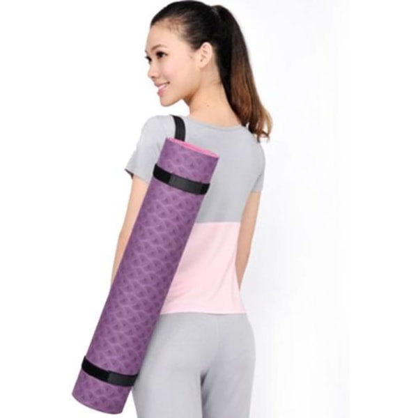 Yogamatteholder Justerbar Elastisk Belte Stropp Bære Skulder