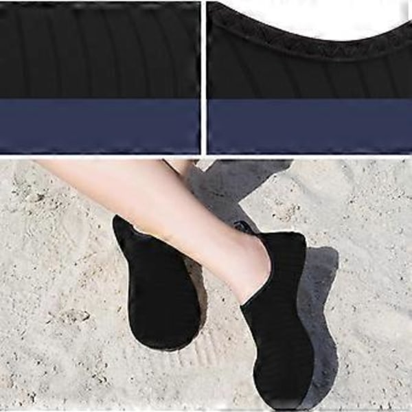 Badesko strandsko surfsko aquasko black 48-49
