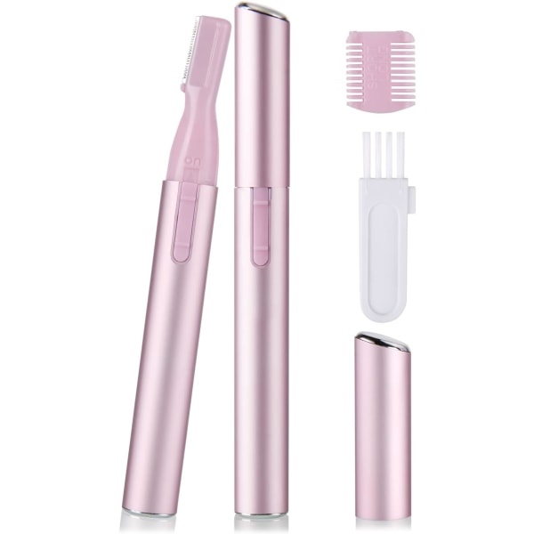 Elektrisk hårtrimmer for kvinner, (rosa) presisjonsbatteridrevet