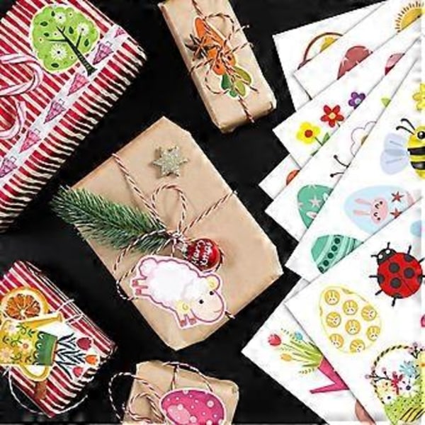 Påskpyssel Scrapbook Scrapbooking Ägg Party Stickers Inomhus Väggdekoration Flye253960