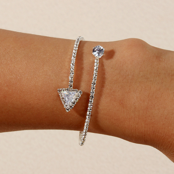 Armbånd Sølv Design Trekant Minimalistisk Design