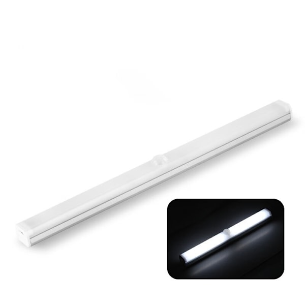 1 LED-lampa med rörelsesensor, USB-laddningsbar, 3000K, varm vit
