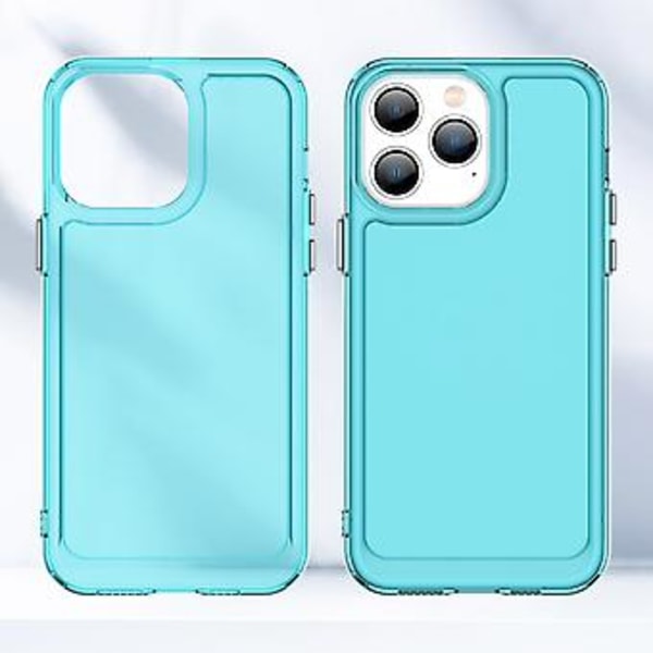TPU Telefoncover til iPhone 14 Pro Transparent Blue
