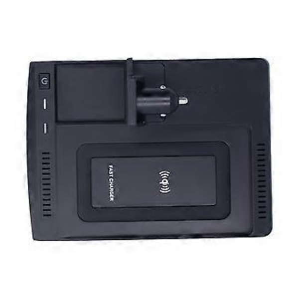 15W Trådløs Lader QI Hurtiglading Telefonholder QC3.0 USB-Port for Honda Accord/ Inspire 18-21