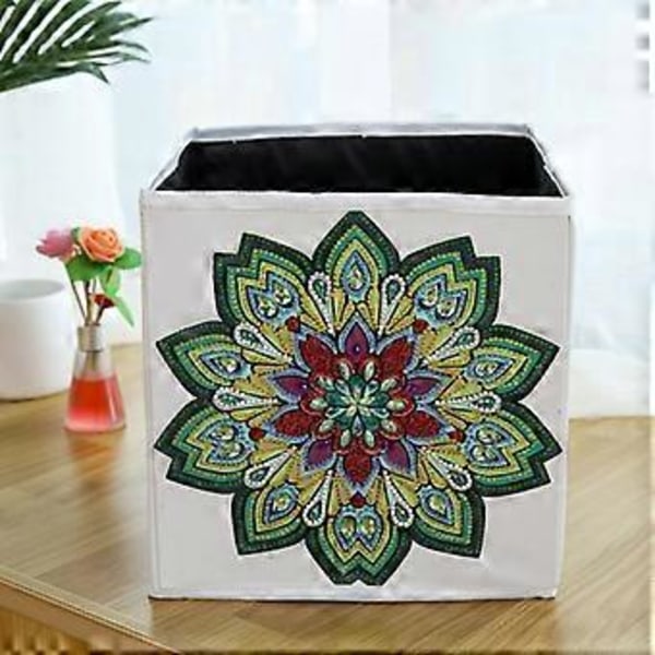 5D DIY diamantmaleri Opbevaringsboks Rejse Krystalbeholder Etui Organisatorer Diamantbroderi Håndværk Jul Bryllup Fest Fødselsdagsgaver(F) F