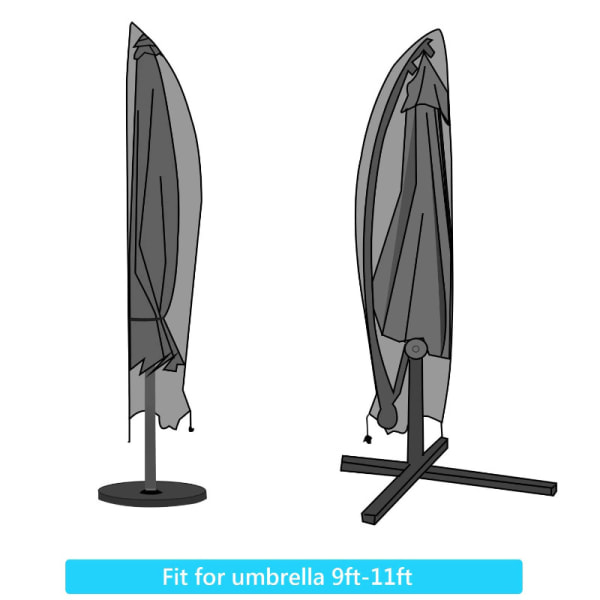Cantilever Parasol Cover Parasol Cover, 210D Oxford stof Have