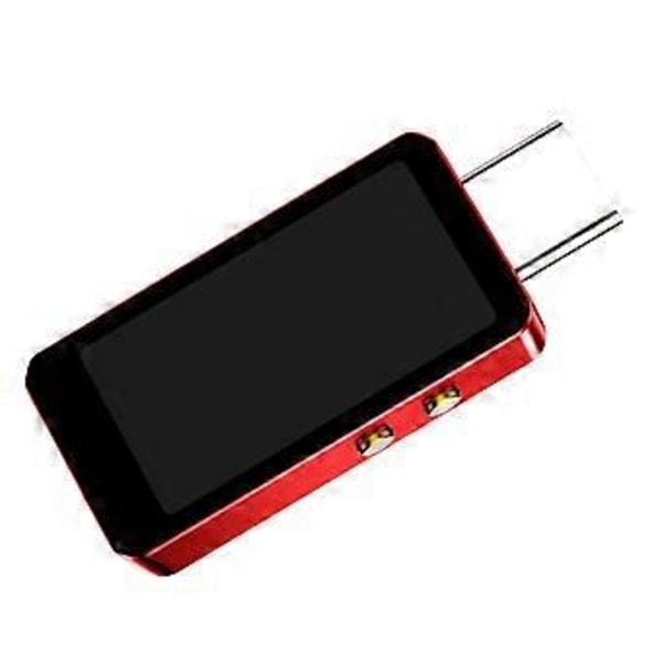 Bærbar USB Type C-tester med sanntidsvisning av spenning og strøm for analyse av batteriytelse