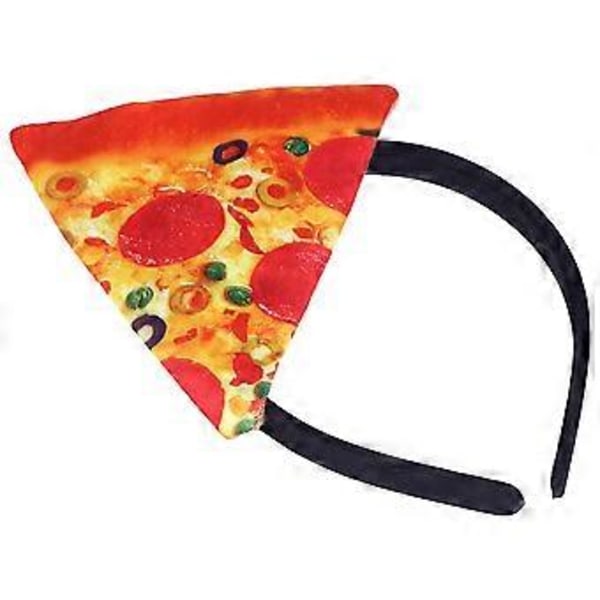 Halloween Cosplay Kostym Hårband Dekoration Rolig Pizzaform Hår
