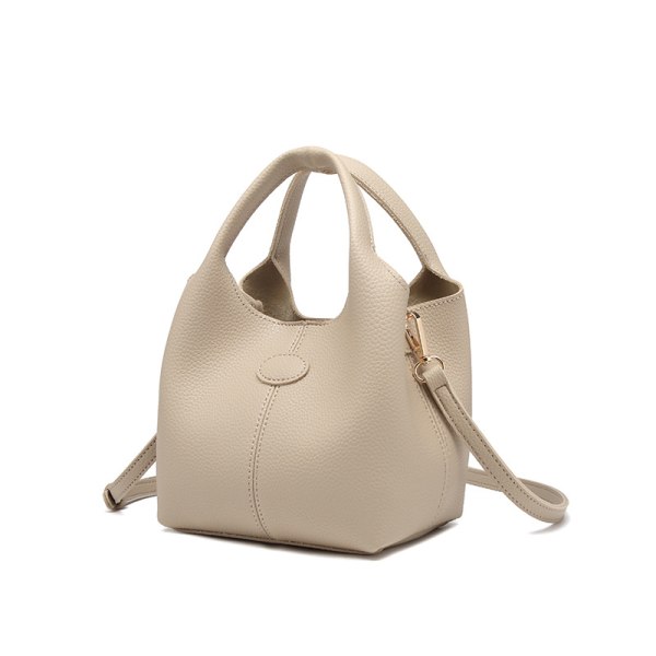 Mjukt läder ny handväska, nischväska, en axel crossbody dam