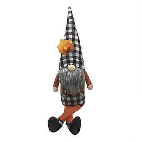 Auringonkukka Tonttu Syksy Ruotsalainen Nisse Tomte Tonttu Kääpiö Sadonkorjuu Keittiö Maalaistalo Porrastettu Tarjotin Koristeet (Vaahteranlehti Ruudullinen Hattu Miesten) Maple Leaf Check Hat Men's