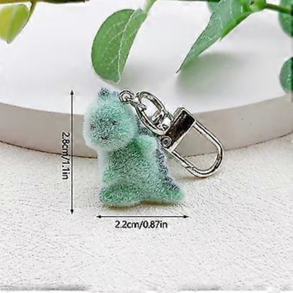 Pehmeä Dinosauruksen Avaimenperä Pehmo Dinosauruksen Laukku Riipus Avaimenperä Pehmeä Materiaali Tyylikäs Ripustuslisävaruste Style 2