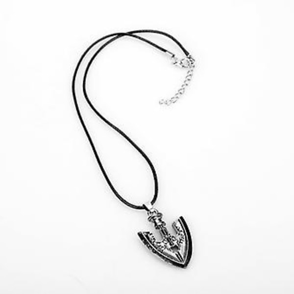 Jojo's Bizarre Adventure Liten Spade Legering Nyckelring Bilhänge Läderrep Halsband 2 st