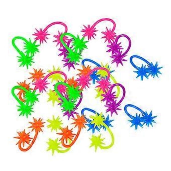 24-pak Børne Meteor Hammer Gummi Squishy Sticky Hammer Forsyninger( )