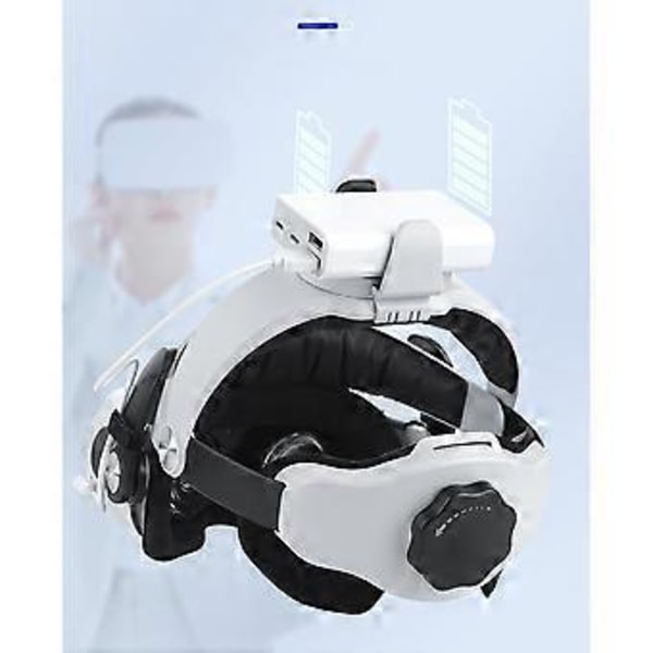 Huvudband VR M2 F2 Justerbart Headset VR Glasögon för Oculus Quest 2 Tillbehör Fäste Ansiktsvaddering VR