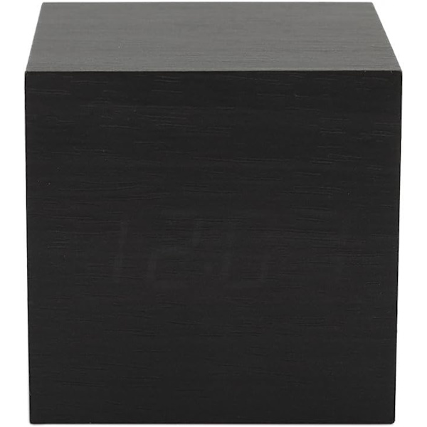 Träväckarklocka - Mini Digital LED-klocka med temperaturtid