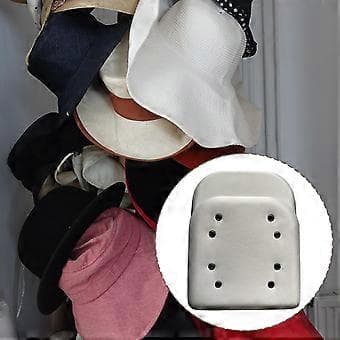 Hård Hat Etui til Baseball Caps, Hatte Opbevaringsboks, Kuffert EVA Baseball Hat Tasker til Hjemmet Beskytter op til 6 Hatte (Grå)