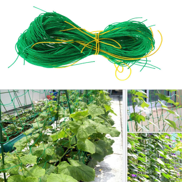 Robust netting for klatreplanter, 1,8 * 1,8 m, svært robust su
