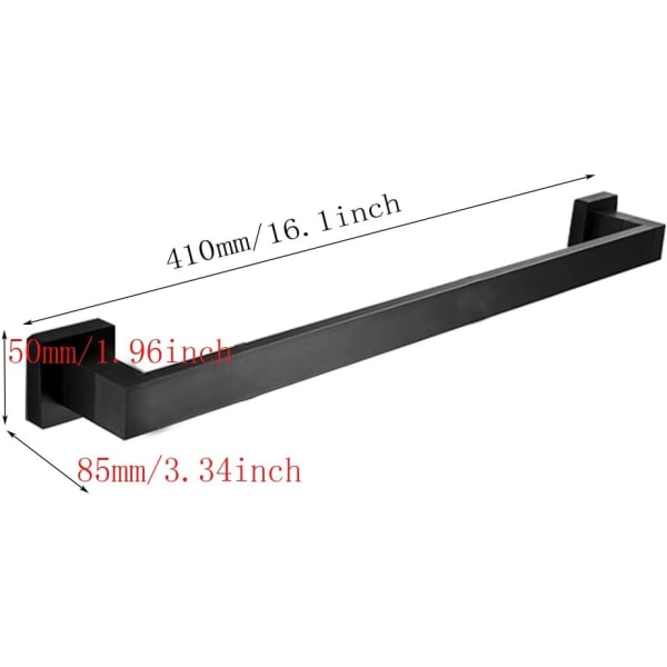 Stainless Steel Towel Bar - 41cm, Kitchen Towel Rack, Wall Shelf,