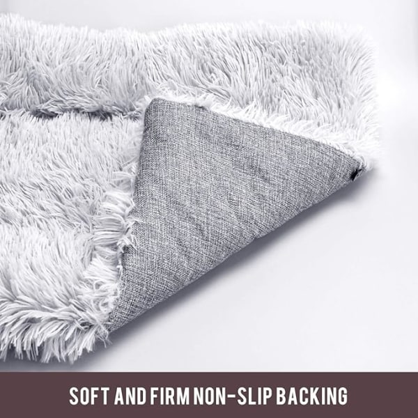 Furry Self Warming Cat Bed Mat, 2-i-1 Mjuk Husdjur Sovande Filt