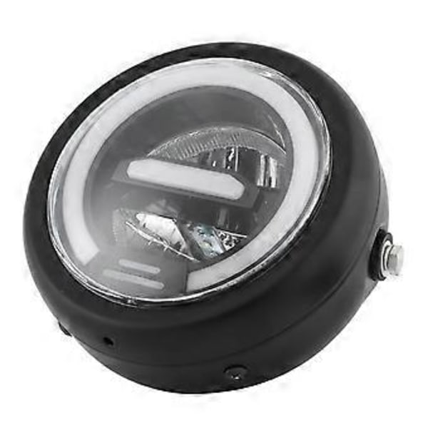 Retro Stil 1224V LED Strålkastare Hög Låg Ljus Super Starkt Strålkastarljus för Motorcykel Vitt Ljus