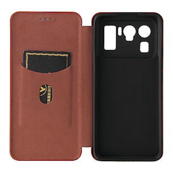 Läderfodral för Xiaomi Mi 11 Ultra Black