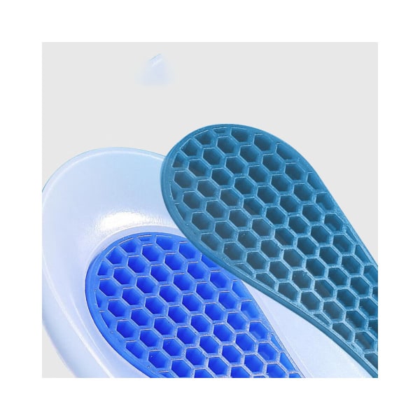 1 par (stor storlek) Gel Heel Pads för hållningskorrigering - Gel Heel