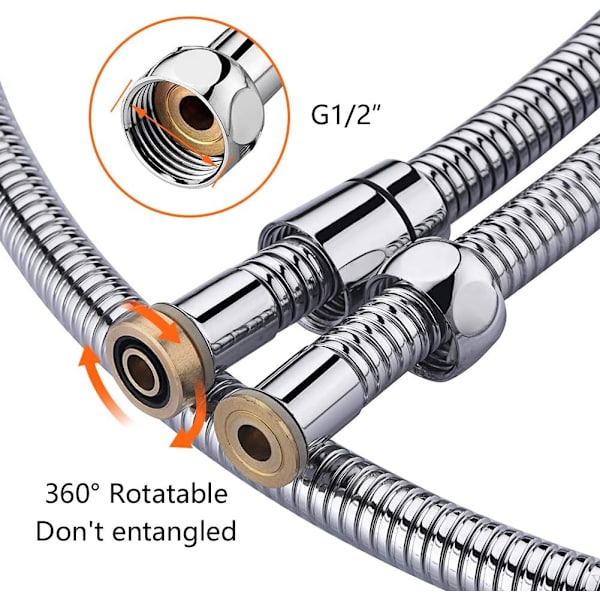 Universal duschslang (G1/2 tum, 1,5M)