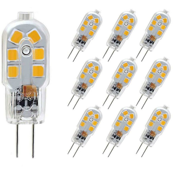 G4 LED 1,5W glödlampa, 150LM, AC/DC 12V belysningslampor motsvarande 20W halogen