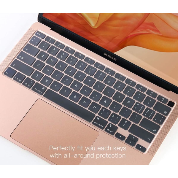 Premium ultratyndt tastaturcover til den nyeste MacBook Air 13 tommer