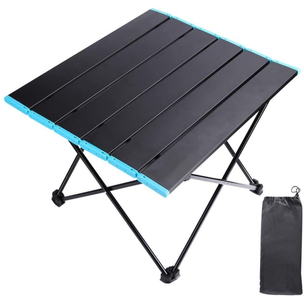 Bärbart campingbord, aluminium campingbord, liten lättvikt