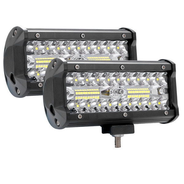 2kpl led-valopalkki, 7 tuuman led-sumuvalo maastovalot 120 W 13